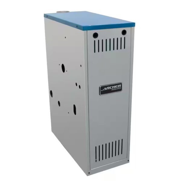 ARCHER Lancer 84% AFUE 4-Section Natural Gas Chimney Vented Water Boiler with 102,000 BTU Input and 85,000 BTU DOE Capacity
